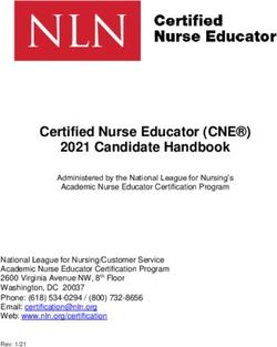 Certified Nurse Educator (CNE) 2021 Candidate Handbook