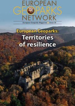 Territories of resilience - European Geoparks: European Geoparks Magazine Issue 18 - European Geoparks Network
