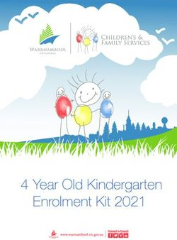 4 Year Old Kindergarten Enrolment Kit 2021 - Warrnambool ...