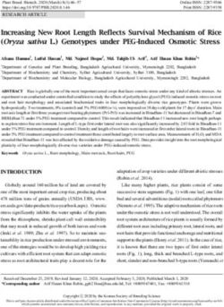 Increasing New Root Length Reflects Survival Mechanism of Rice (Oryza sativa L.) Genotypes under PEG-Induced Osmotic Stress