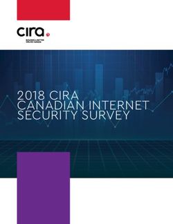 2018 CIRA CANADIAN INTERNET SECURITY SURVEY