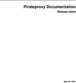 Pirateproxy Documentation - Release latest - May 20, 2021 - Pirate Bay Proxy List