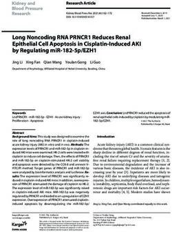 Long Noncoding RNA PRNCR1 Reduces Renal Epithelial Cell Apoptosis in Cisplatin-Induced AKI by Regulating miR-182-5p/EZH1
