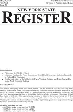 REGISTE R DEPARTMENT OF STATE - Division of Administrative Rules - NY.gov