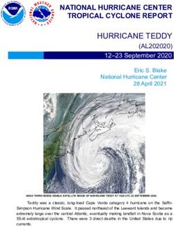 NATIONAL HURRICANE CENTER TROPICAL CYCLONE REPORT