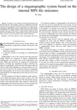 The design of a steganographic system based on the internal MP4 file structures