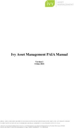 Ivy Asset Management PAIA Manual - Version 1 8 June 2021