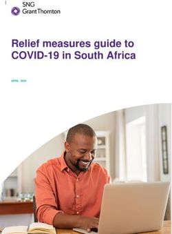 Relief measures guide to COVID-19 in South Africa - SNG ...