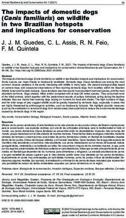 The impacts of domestic dogs (Canis familiaris) on wildlife in two Brazilian hotspots and implications for conservation - RACO