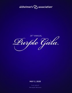 MAY 2, 2020 - 28TH ANNUAL - THE DEPOT - Purple Gala