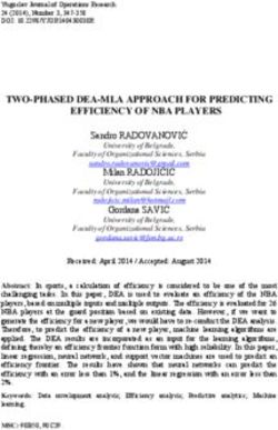 TWO-PHASED DEA-MLA APPROACH FOR PREDICTING EFFICIENCY OF NBA PLAYERS
