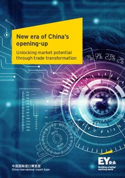 New era of China's opening-up - Unlocking market potential through trade transformation - EY