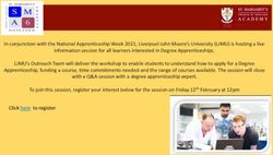 In conjunction with the National Apprenticeship Week 2021, Liverpool John Moore's University (LJMU) is hosting a live information session for all ...