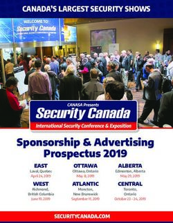 Sponsorship & Advertising Prospectus 2019 - Security Canada