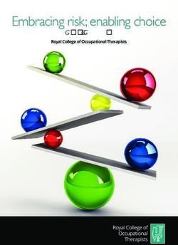 Embracing risk; enabling choice - Guidance for occupational therapists Royal College of Occupational Therapists - Royal College of Occupational ...