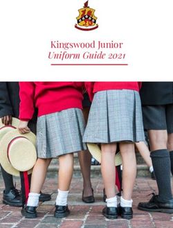 Kingswood Junior Uniform Guide 2021 - Kingswood College