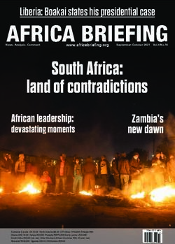 South Africa: land of contradictions - Liberia: Boakai states his presidential case