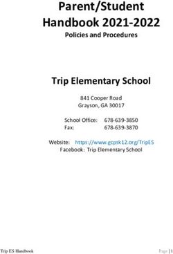 Parent/Student Handbook 2021-2022 - Gwinnett County ...