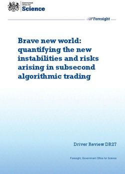 Brave new world: quantifying the new instabilities and risks arising in subsecond algorithmic trading - Driver Review DR27
