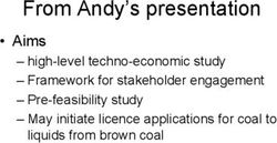 From Andy's presentation - Aims