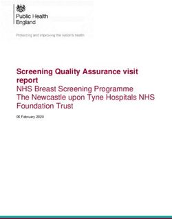 Screening Quality Assurance Visit Report Nhs Breast Screening Programme 