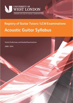 Acoustic Guitar Syllabus - Registry of Guitar Tutors / LCM Examinations Initial, Preliminary and Graded Examinations