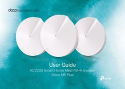 User Guide Deco M9 Plus - AC2200 Smart Home Mesh Wi-Fi System