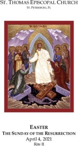 ST. THOMAS EPISCOPAL CHURCH - EASTER April 4, 2021 - St. Thomas' Episcopal Church