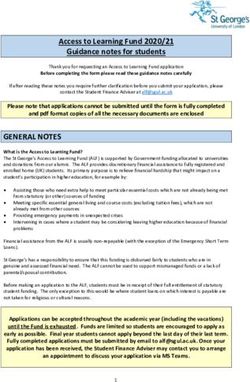 GENERAL NOTES - St George's ...