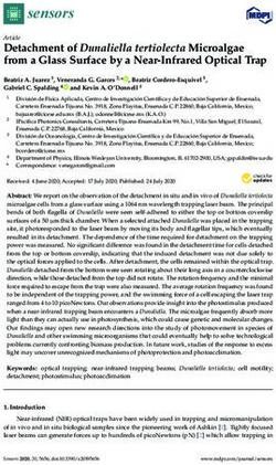 Detachment of Dunaliella tertiolecta Microalgae from a Glass Surface by a Near-Infrared Optical Trap - MDPI