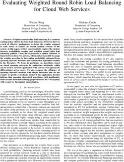 Evaluating Weighted Round Robin Load Balancing for Cloud Web Services