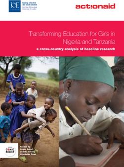 Transforming Education for Girls in Nigeria and Tanzania - a cross-country analysis of baseline research