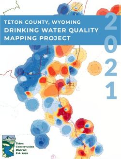 DRINKING WATER QUALITY MAPPING PROJECT - TETON COUNTY, WYOMING