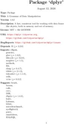 Package 'dplyr' August 12, 2020 - CRAN