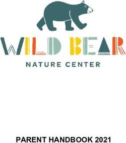 PARENT HANDBOOK 2021 - Wild Bear Nature ...