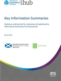 Key Information Summaries - Guidance and top tips for reviewing and updating Key Information Summaries for GP practices