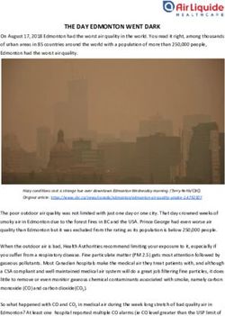 THE DAY EDMONTON WENT DARK - Air Liquide Healthcare Canada