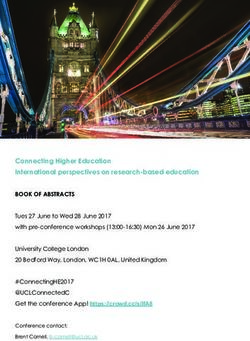 Connecting Higher Education International perspectives on research-based education - UCL