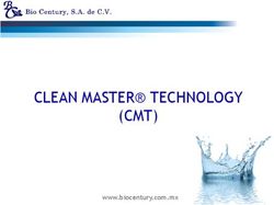 CLEAN MASTER TECHNOLOGY (CMT) - www.biocentury.com.mx