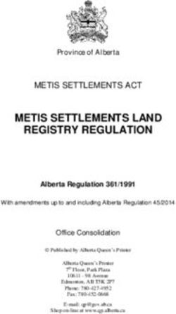 METIS SETTLEMENTS LAND REGISTRY REGULATION