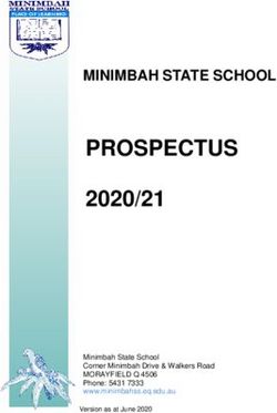 PROSPECTUS 2020/21 MINIMBAH STATE SCHOOL