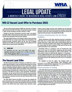 WB-13 Vacant Land Offer to Purchase 2021 - Wisconsin ...