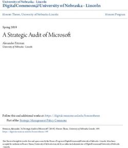A Strategic Audit of Microsoft - DigitalCommons@University of Nebraska - Lincoln