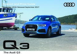Product and Price Guide - Model Year 2018. Released September 2017 - The Audi Q3 - Audi Ireland