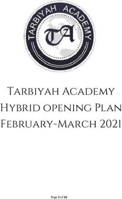 Tarbiyah Academy Hybrid opening Plan February-March 2021 - Page 1 of 16