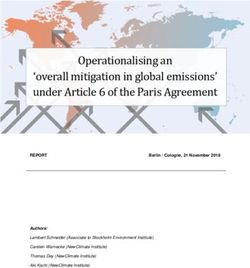 Under Article 6 of the Paris Agreement - NewClimate Institute