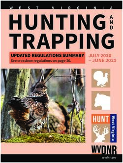 HUNTING A TRAPPING JULY 2020 - N - West Virginia