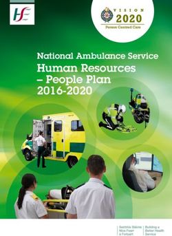 Human Resources - People Plan 2016-2020 - National Ambulance Service - National ...