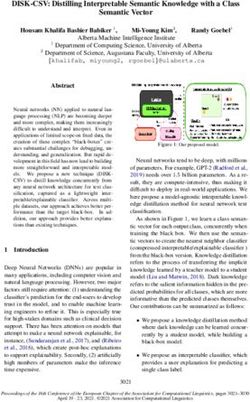 DISK-CSV: Distilling Interpretable Semantic Knowledge with a Class Semantic Vector - Association for Computational Linguistics