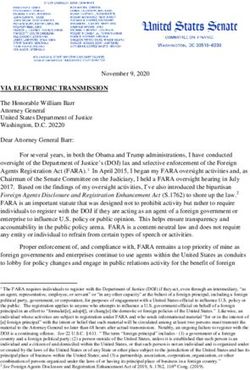 VIA ELECTRONIC TRANSMISSION